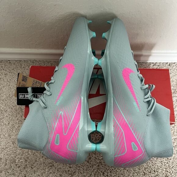 Nike Zoom Mercurial Superfly 10 Pro FG Cleats In Blue/Pink Size 11 FQ1456-301 main image 8